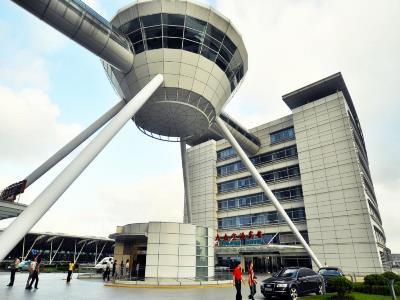 Da Zhong Hotel Indoor Stadium Xuhui Shanghái Exterior foto